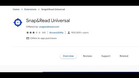 How to use Snap&Read Universal