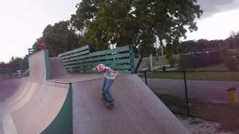 skateboarding at brian piccolo