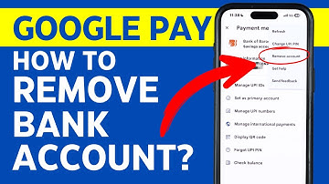 How to Remove Bank Account from Google Pay - Delete Bank Account in GPay