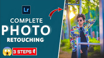 Complete Photo Retouching Tutorial using Lightroom Mobile - Harsh Editz