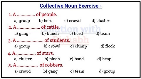 Collective Noun Practice Set-01 |Collective Noun exercise|Collective Noun for Airforce, Navy and all