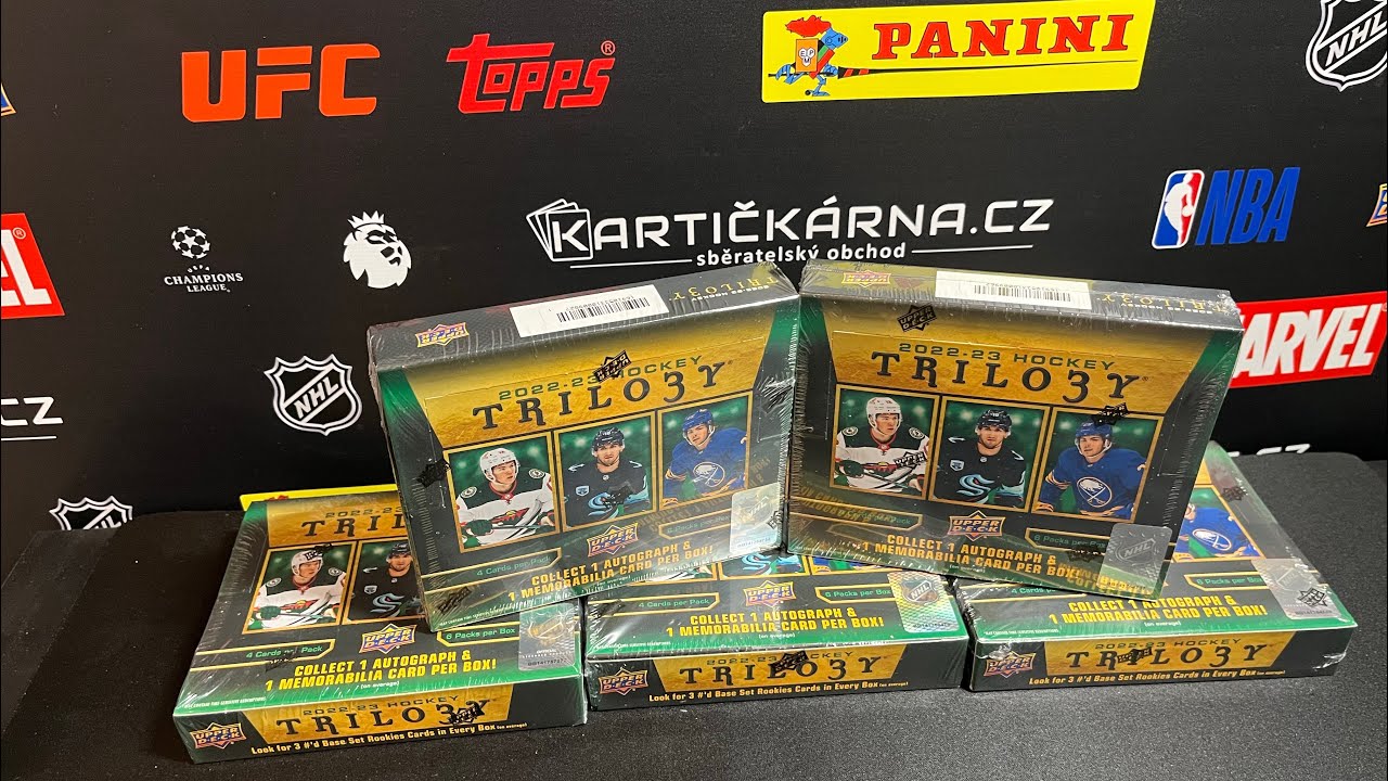 Unboxing 2022-23 Upper Deck Trilogy Hockey Hobby