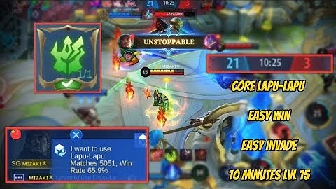CORE LAPU-LAPU TUTORIAL / 10 MINUTES LVL 15? / GAMEPLAY / MIZAKI