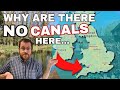 Why is there NO Canal Network in southern UK? (The Itchen Navigation)