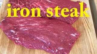 Zelf van een sukade een steak snijden / DIY flat iron steak