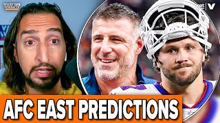 Famous Nick Wright predicts Patriots PLAYOFF BOUND, Josh Allen & Bills UNDER win total | AFC East NFL Wealth