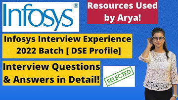 Infosys Interview Experience | Arya Selected 2022 | Interview Questions & Answers 🔥🔥