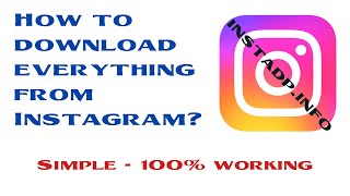 InstaDP Working - Downloader Instagram videos, stories, reels and more