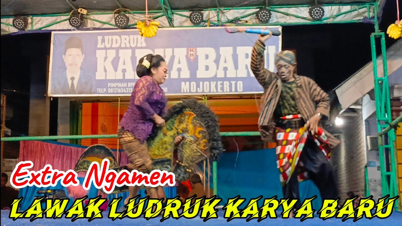 Extra Ngamen Lawak Ludruk karya baru live Jrambe Dlanggu Mojokerto.