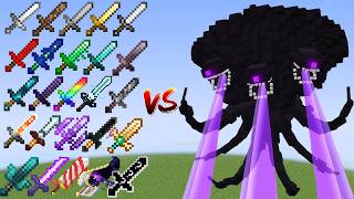Which Swords is the strongest against the Wither Storm?