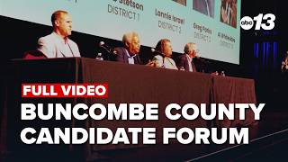Buncombe County Commission candidates talk about local economy (FULL VIDEO)