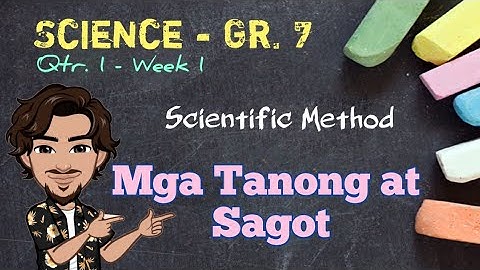 Science for Grade 7 Assessment Questionnaire - Scientific Method