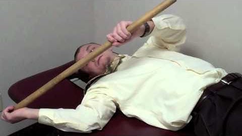 Wand external rotation:  Huntington Physical Therapy (25703)