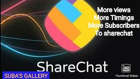 How to Share YouTube video to sharechat in tamil.