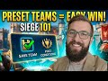 Siege 101: How to SAVE PRESET TEAMS + Utilize POST CONDITIONS for the WIN | Raid Shadow Legends