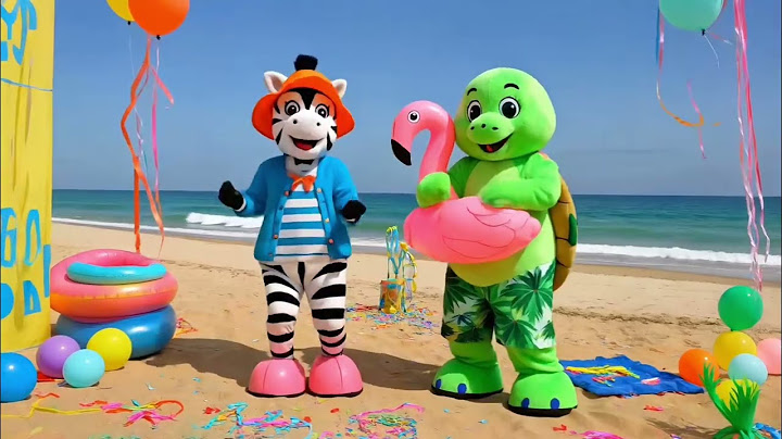 Wij gaan op vakantie – Kinderliedjes Nederlands met dansende mascottes #vakantie #kinderliedje
