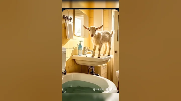 Watch the video about Cat 😺 catching on 🐑 sheep during 🛁 bath --#catlovers -@Alfun