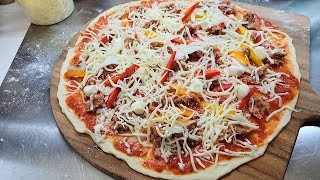 The BEST Tavern Style Pizza at Home | No Special Oven Needed