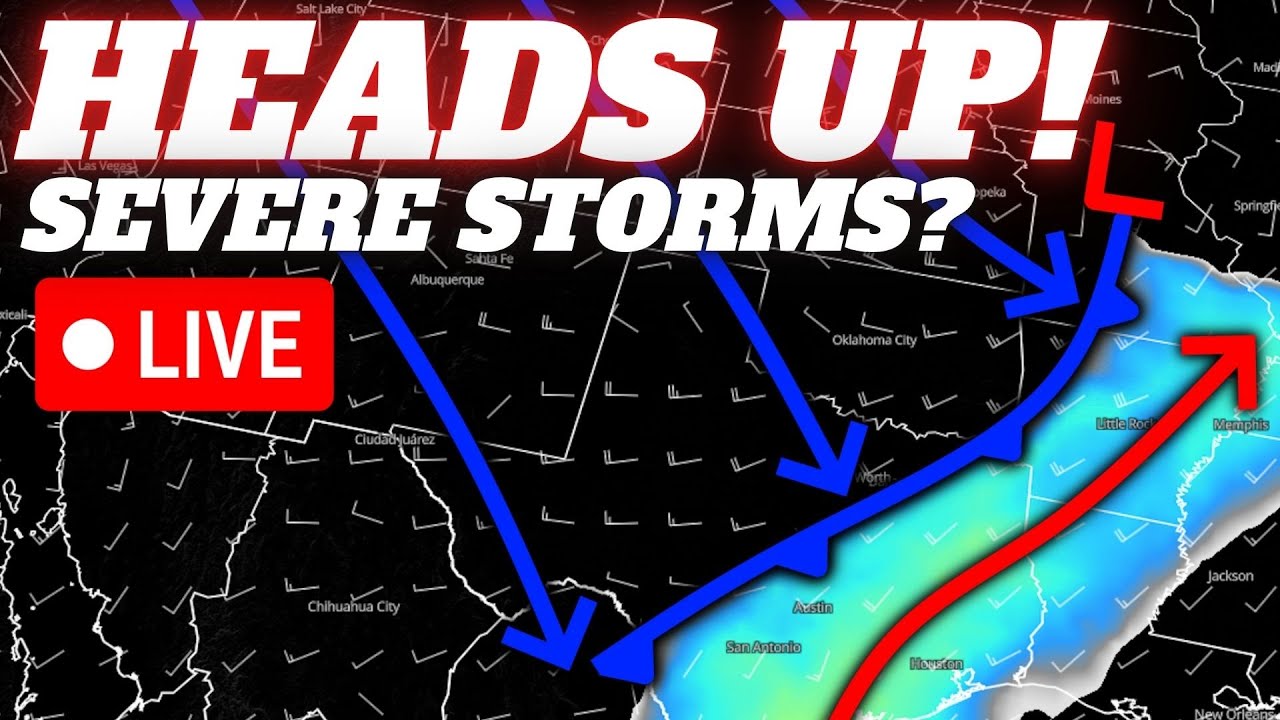 Heads Up! Possible Severe Weather Setting Up For Next Week! - YouTube