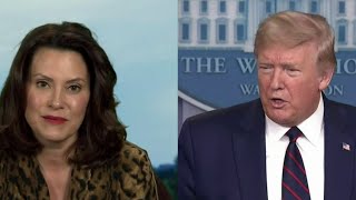 President Trump, Michigan Gov. Whitmer spar over supply shortage amid COVID-19 outbreak