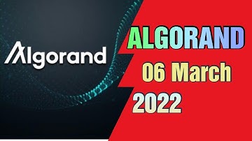 Algorand price prediction 06 March 2022, Crypto Shakeel, algorand  ALGO today latest news & forecast