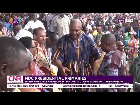NDC presidential primaries: Martin Kpebu asks extend constitution review to other provisions