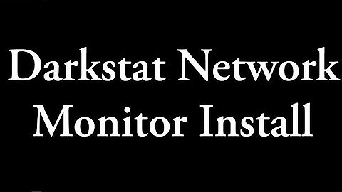Darkstat Install For Network Monitoring Via Web Browser Statistics