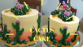 CACTUS CAKE | HOW TO DECORATE CACTUS DREAM CAKE