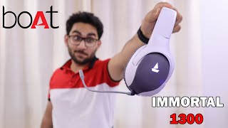 Headphones with an EXTERNAL DONGLE | Boat Immortal 1300 Wireless Gaming Headphones