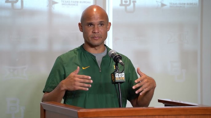 Dave Aranda Preview Game Two at Utah | Baylor Football Presser - YouTube