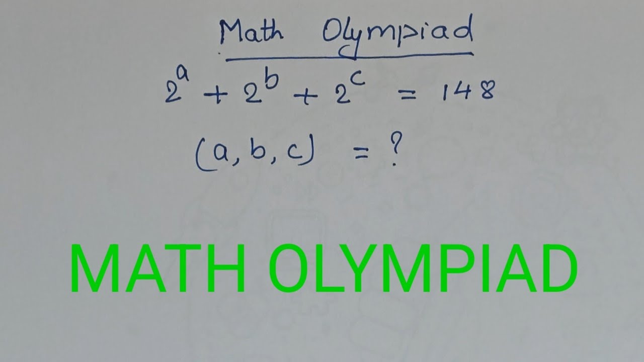 Can You Solve This Math Olympiad Exponential Question? 