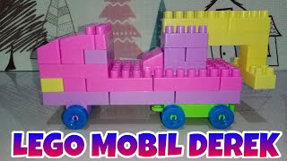 cara membuat mobil derek dari lego, lego city, how to make a tower truck from lego
