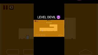 level devil very hard and stressful game 😱😱😡😈 level 6 #shortvideo #shorts #gaming #leveldevil