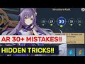 MUST AVOID AR 30+ MISTAKE! 4 Hidden In-Game Mechanics! | Genshin Impact