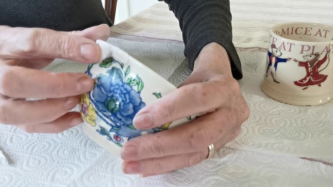 HOW TO GLUE AND FIX/MEND YOUR BROKEN CHINA/PORCELAIN LATEST 