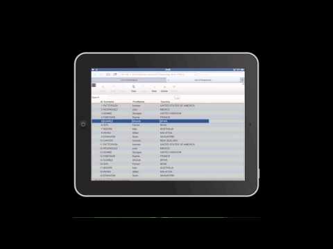 6. Genero 2.40 - New Feature: HTML5 iPad Demo