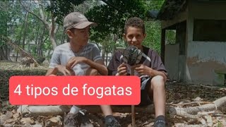 4 tipos de fogatas -Aventuras en el bosque