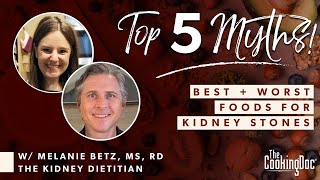 Best and Worst Foods for Kidney Stones  | Top 5 Myths