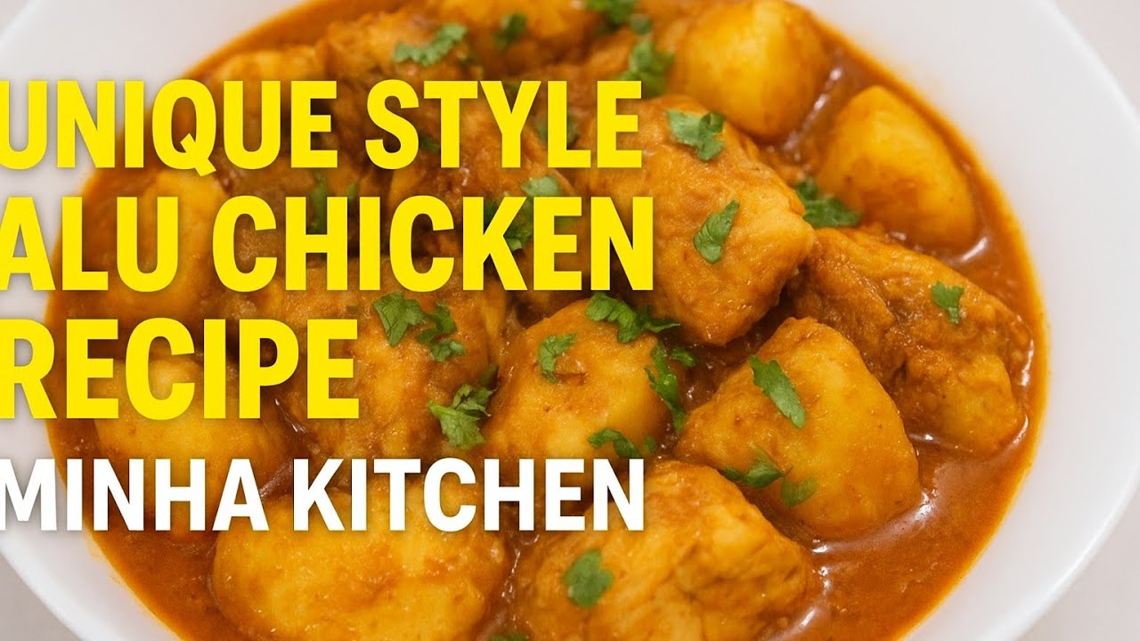 Unique Style Alu Chicken Recipe | Without Koila | Easy Pakistani ...