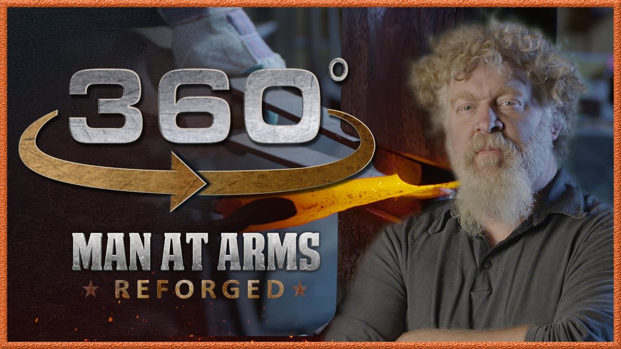 Tour of Man At Arms: Reforged Shop in 360° - The Forging Room!