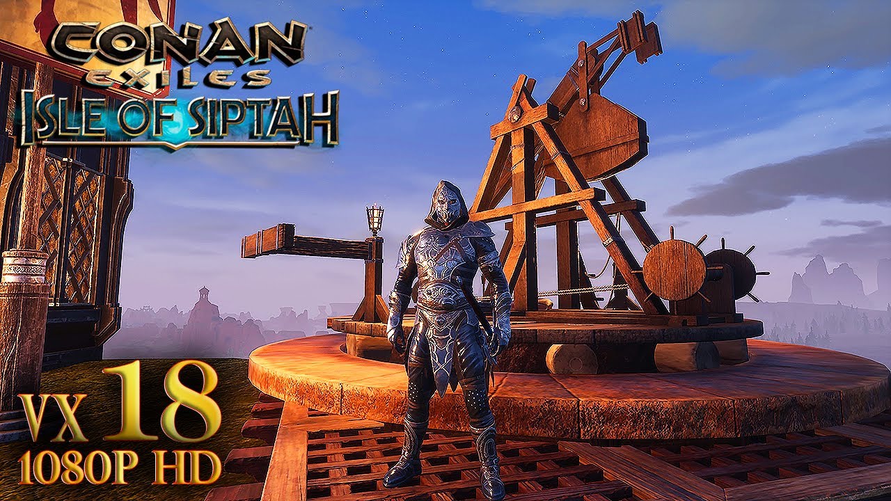Conan Exiles Trebuchet and Decorations Gameplay Ep18 PC YouTube