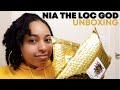 NIA THE LOC GOD PRODUCT UNBOXING | Thirst Quenching Duo + Loc & Retwist Gel