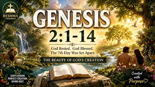 Genesis 2:1–14 | The Beauty of God’s Creation 🌿✨ | Bible Reading