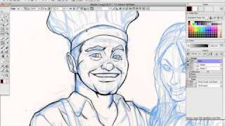 Inking in Manga Studio Ex 4: Nadia (Part 1)