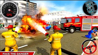 Fire Truck City Rescue Simulator 3D - 911 Emergency Firefighter Rescue - Android GamePlay  screenshot 5