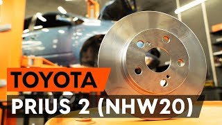 Как да сменим переден спирачни дискове на TOYOTA PRIUS 2 (NHW20) [ИНСТРУКЦИЯ AUTODOC]