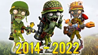 EVOLUTION OF THE FOOT SOLDIER (2014 - 2022) in PvZ Garden Warfare 1, 2 & Battle For Neighborville