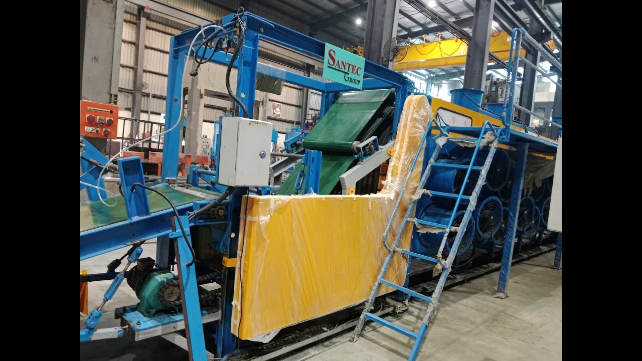 BATCH OFF MACHINE FOR RUBBER SHEET COOLING & PACKING BY SANTEC GROUP ...