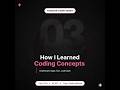 How I Learned Coding Concepts | Beginner Coding 2026