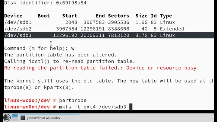 PARTITIONING AND MOUNTING DISKS IN LINUX WITH FDISK